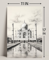 The Majestic Taj Mahal Poster