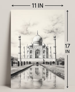 The Majestic Taj Mahal Poster