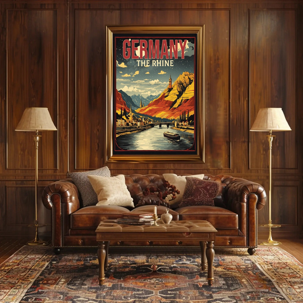Germany The Rhine Poster