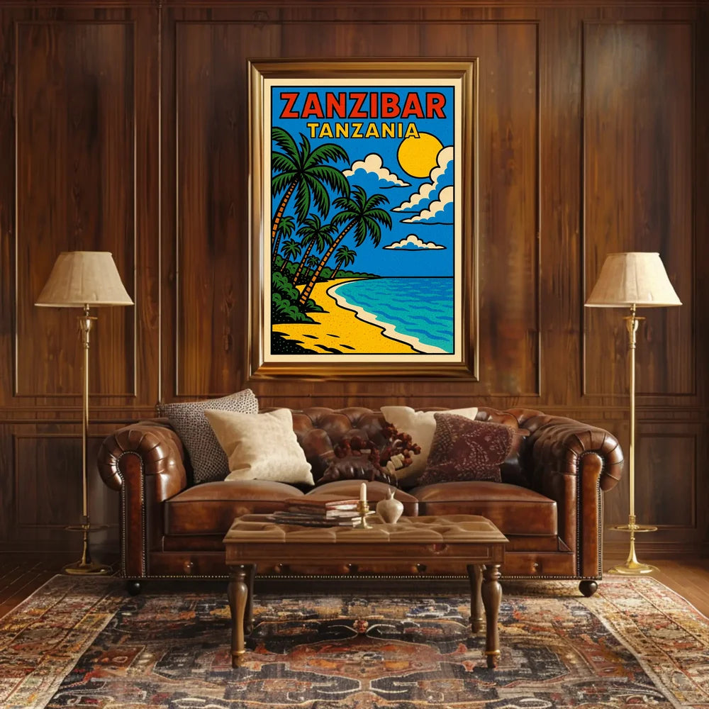 Abstract Tanzania Art Poster