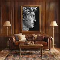 Abstract Marble Portrait Abstract Poster