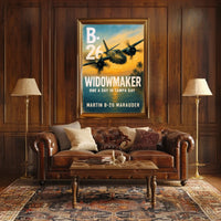 Martin B-26 Marauder Widowmaker Poster