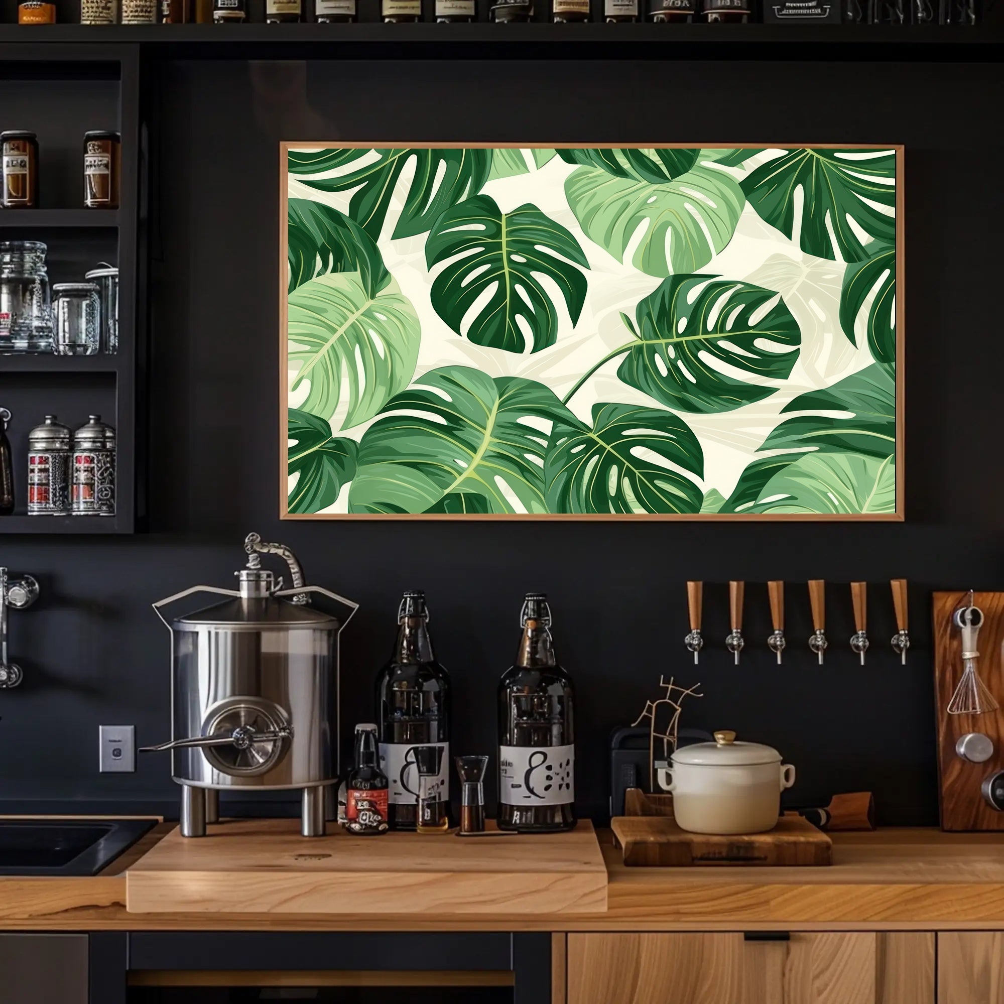 Tropical Foliage Bliss Poster