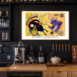 Wassily Kandinsky Black and Violet 1923 Poster