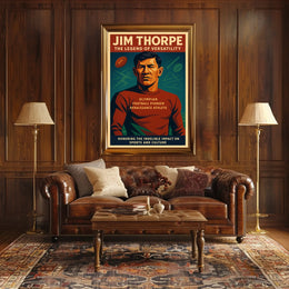 Jim Thorpe The Legend of Versatility Jim Thorpe Poster