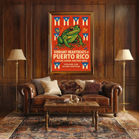 Vibrant Heartbeats of Puerto Rico Poster