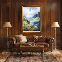 Tranquil Highland Landscape Poster PosterGoat