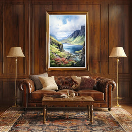 Tranquil Highland Landscape Poster PosterGoat