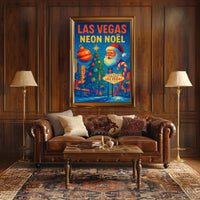 Las Vegas Neon Noël Poster