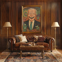 Presidential Cartoon Adventure Poster