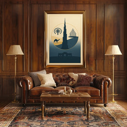 Iconic Dubai Landmarks Poster