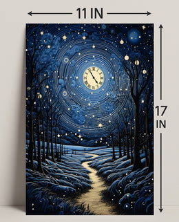 Celestial Nightscape Poster PosterGoat