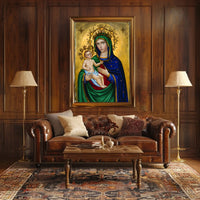 Christian Art  Virgin Mary Poster