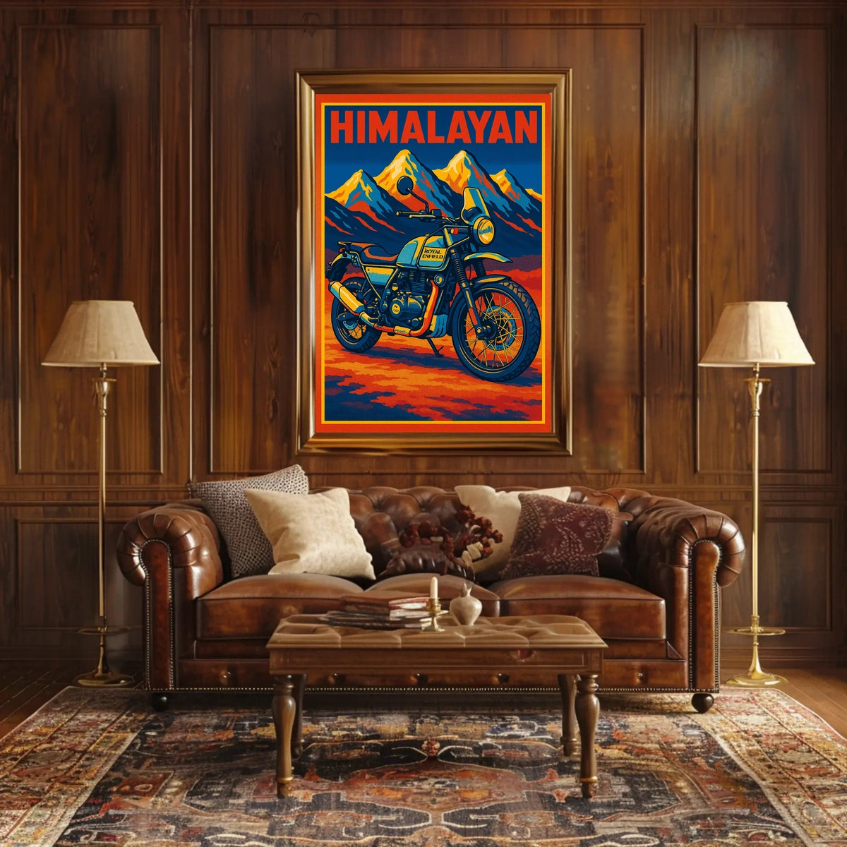 Royal Enfield Himalayan Adventure Poster