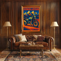 Royal Enfield Himalayan Adventure Poster