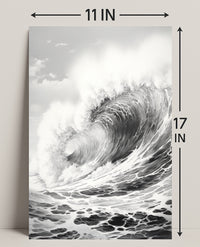 The Power Of The Ocean Poster