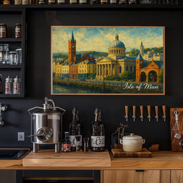 Isle of Man Architectural Charm Poster