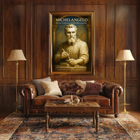 Michelangelo Divine Craftsman of the Renaissance Poster PosterGoat