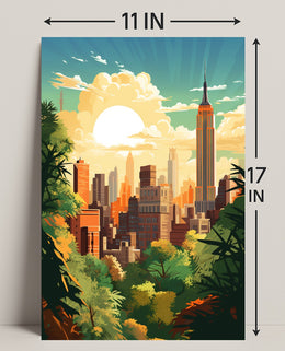 Urban Sunrise Poster