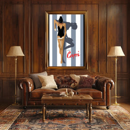 Capri Chic Summer Glamour Travel Poster PosterGoat