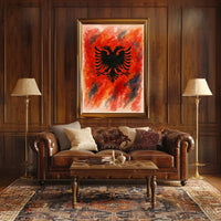 Symbolic Eagle Emblem Poster