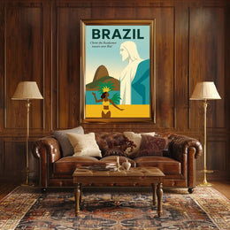 Christ the Redeemer Over Rio Poster