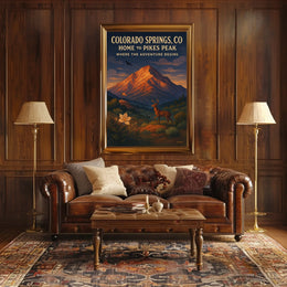 Colorado Springs Gateway to Adventure Poster