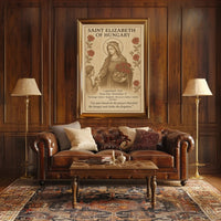 Saint Elizabeth Charity Art in Cultural Heritage Poster