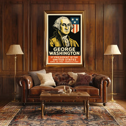 George Washington 1St President Poster