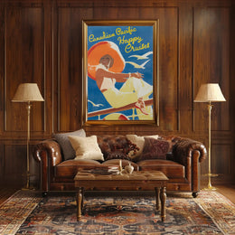 Canadian Pacific Happy Cruises Vintage Travel Poster PosterGoat