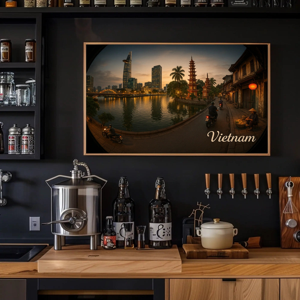 Vietnam at Dusk Poster