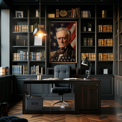 James Buchanan 15th President Of The United States Portrait