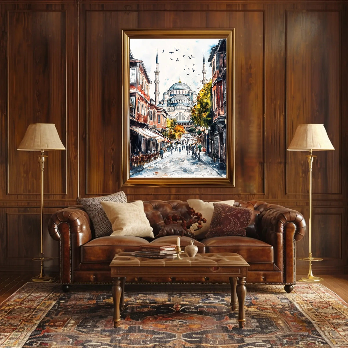 Istanbul Hagia Sophia Street View Landmark Turkey Poster