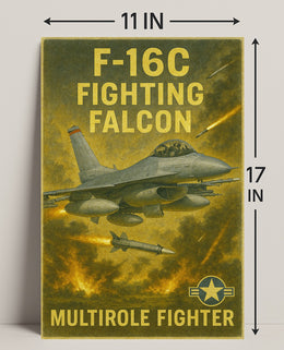 F-16C Fighting Falcon Poster PosterGoat