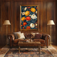 Vibrant Floral Symphony Wall Art Print