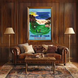 Discover The Basque Coast Poster
