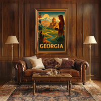 Discover Georgia Poster