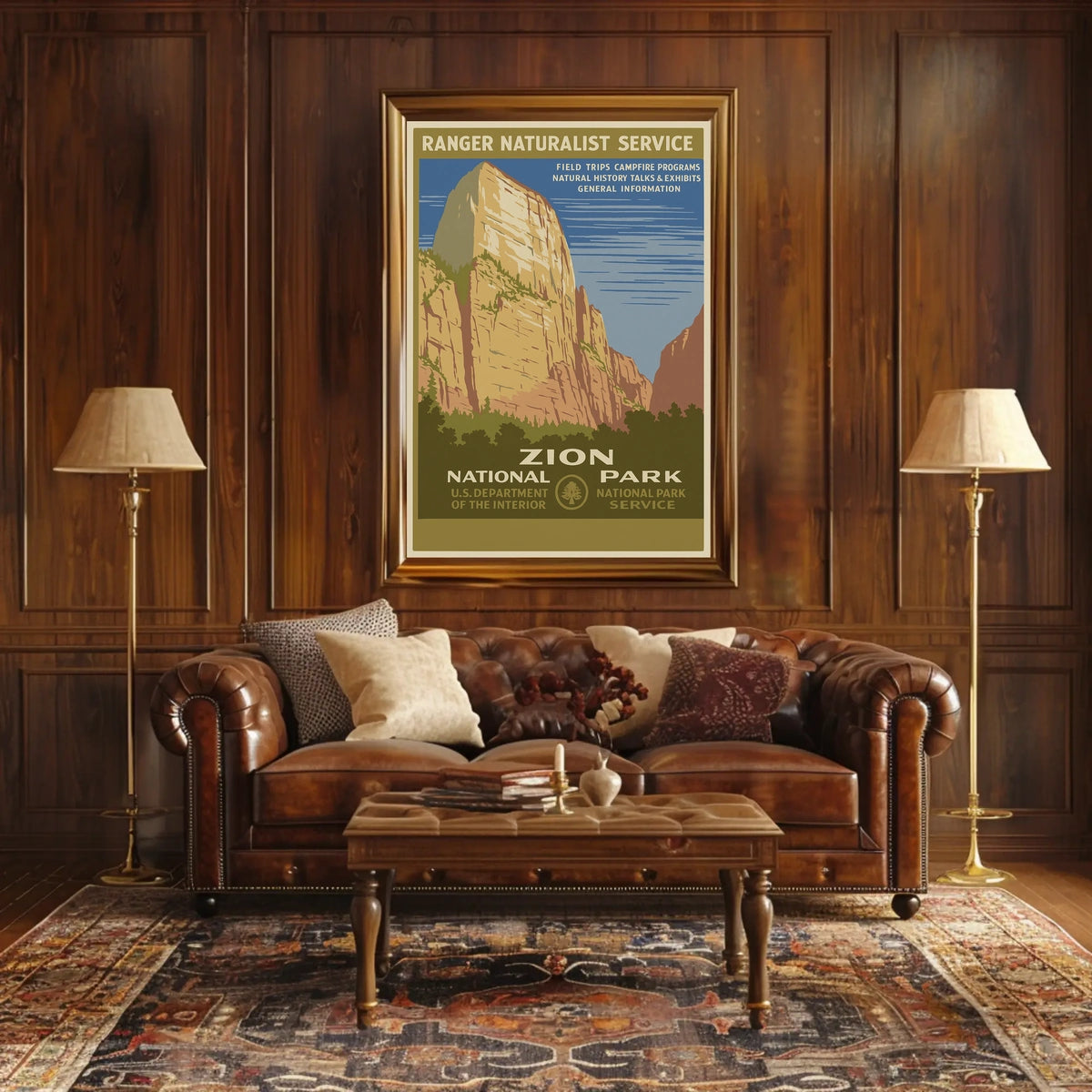 Zion National Park Ranger Programs Poster