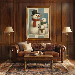 Winter Wonderland Snowmen Poster