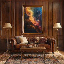 Ethereal Cosmic Nebula Photorealistic Space or Astronomy Poster PosterGoat