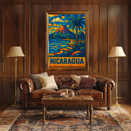 Vibrant Nicaragua Poster