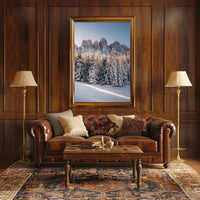 Breathtaking Winter Scene in a National Park Poster