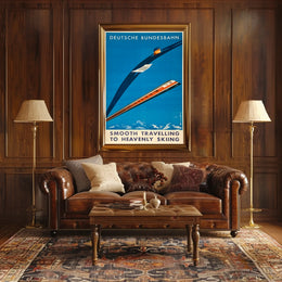 Deutsche Bundesbahn Smooth Travelling Poster