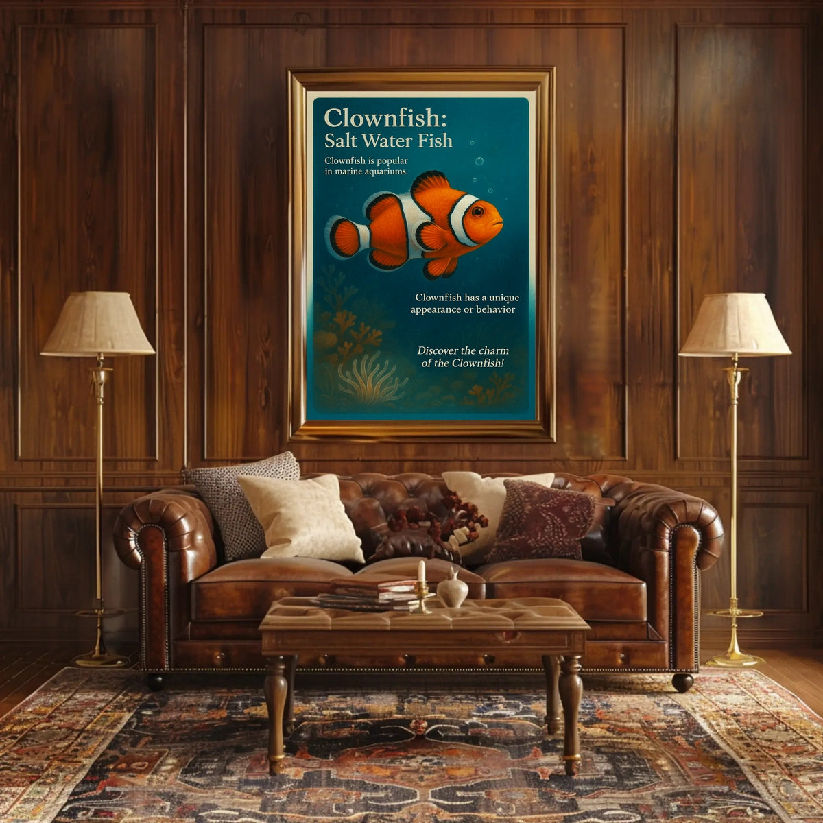 Discover The Charm Of The Clownfish Poster