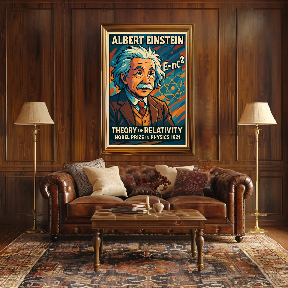 Albert Einstein Theory Of Relativity Poster