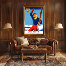 Lake Placid Winter Sports Poster