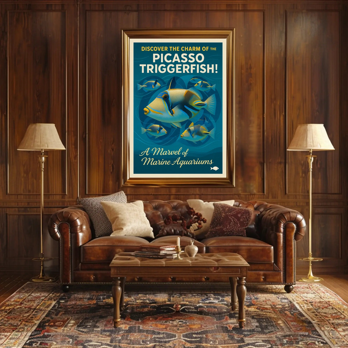 Discover the Charm of the Picasso Triggerfish Poster