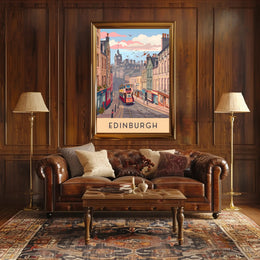 Scenic Edinburgh Tram Poster
