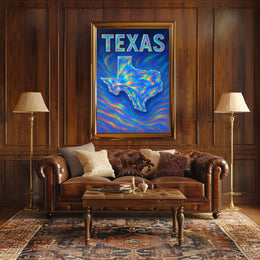 Texas Vibes Poster