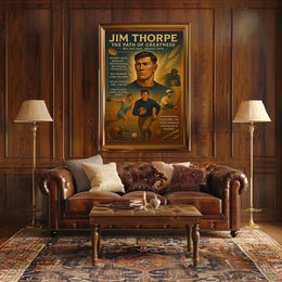 The Path of Greatness: Jim Thorpe Poster